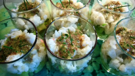Verrines Crabe & Avocat