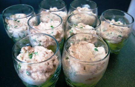 Verrines Thon & Concombre