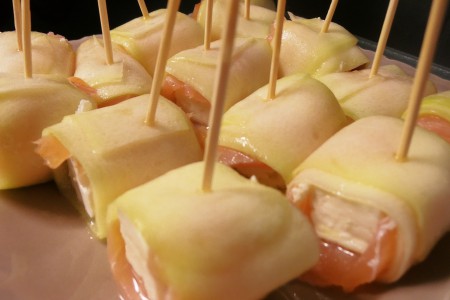 Bouchées Courgette, Saumon & Féta