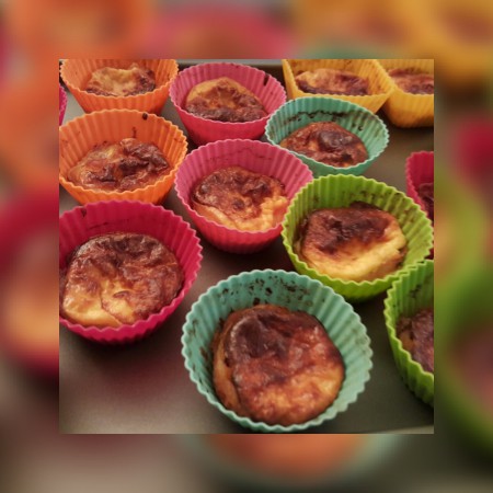 Muffins Pancetta, Ricotta et Parmesan