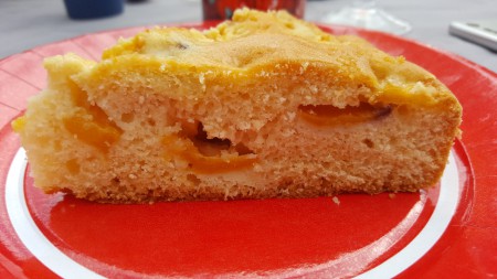 Gâteau aux nectarines