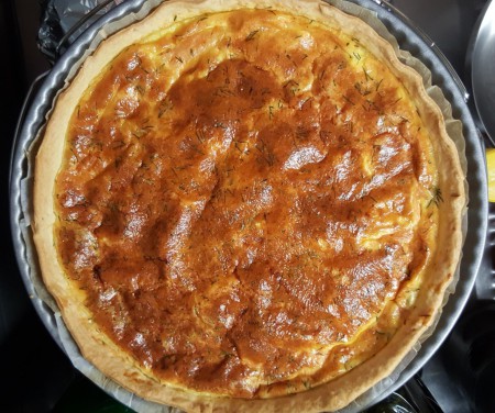 Quiche au Saumon fumé et à l'Aneth