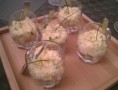 Verrines Miettes de Crabe et Oeufs mimosa